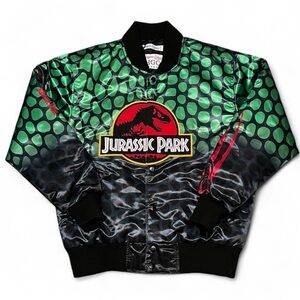 Headgear Classics Jurassic Park Oversized Small Varsity Jacket Unisex Streetwear